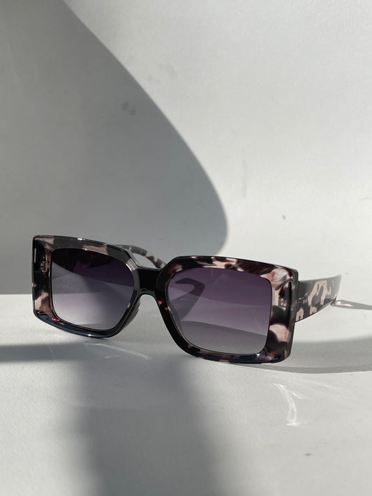Celine ￼Classic Square Sunglasses In White Tortoise