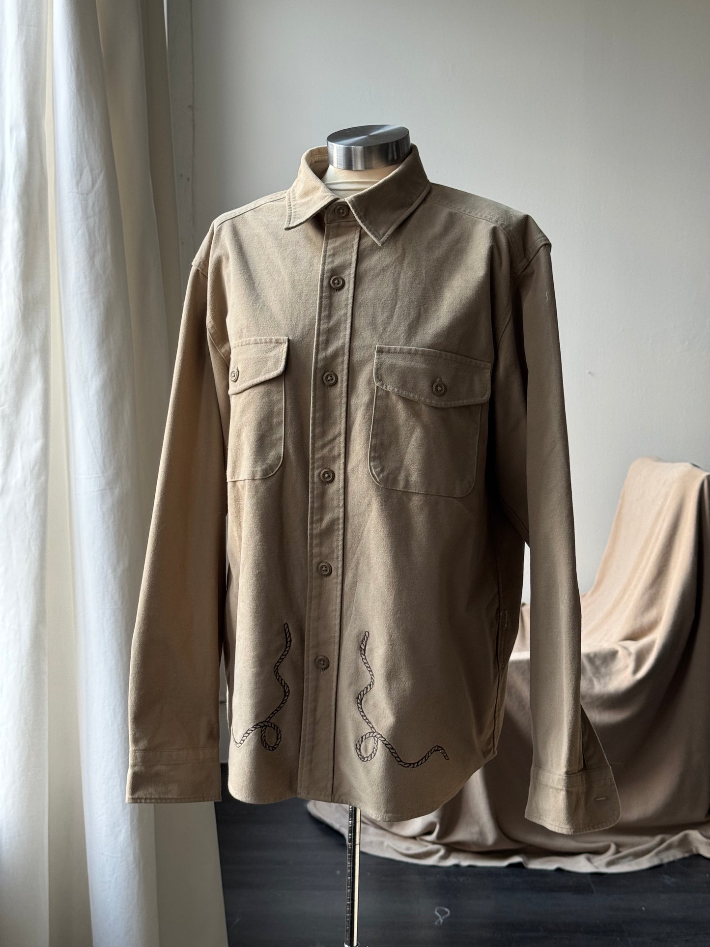 Jaxson Handcrafted Embroidered Shacket