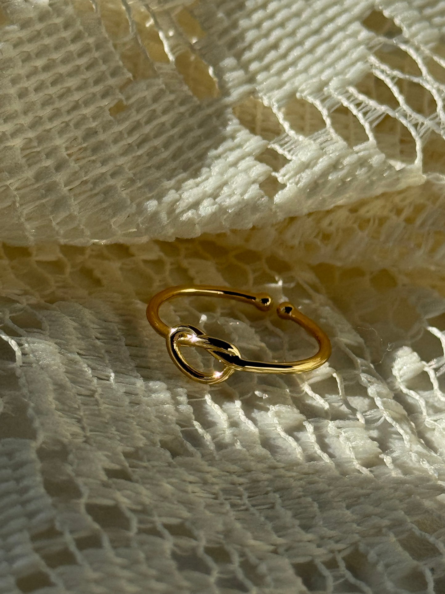 Forney Forgot Me Knot Ring In Gold￼ ￼