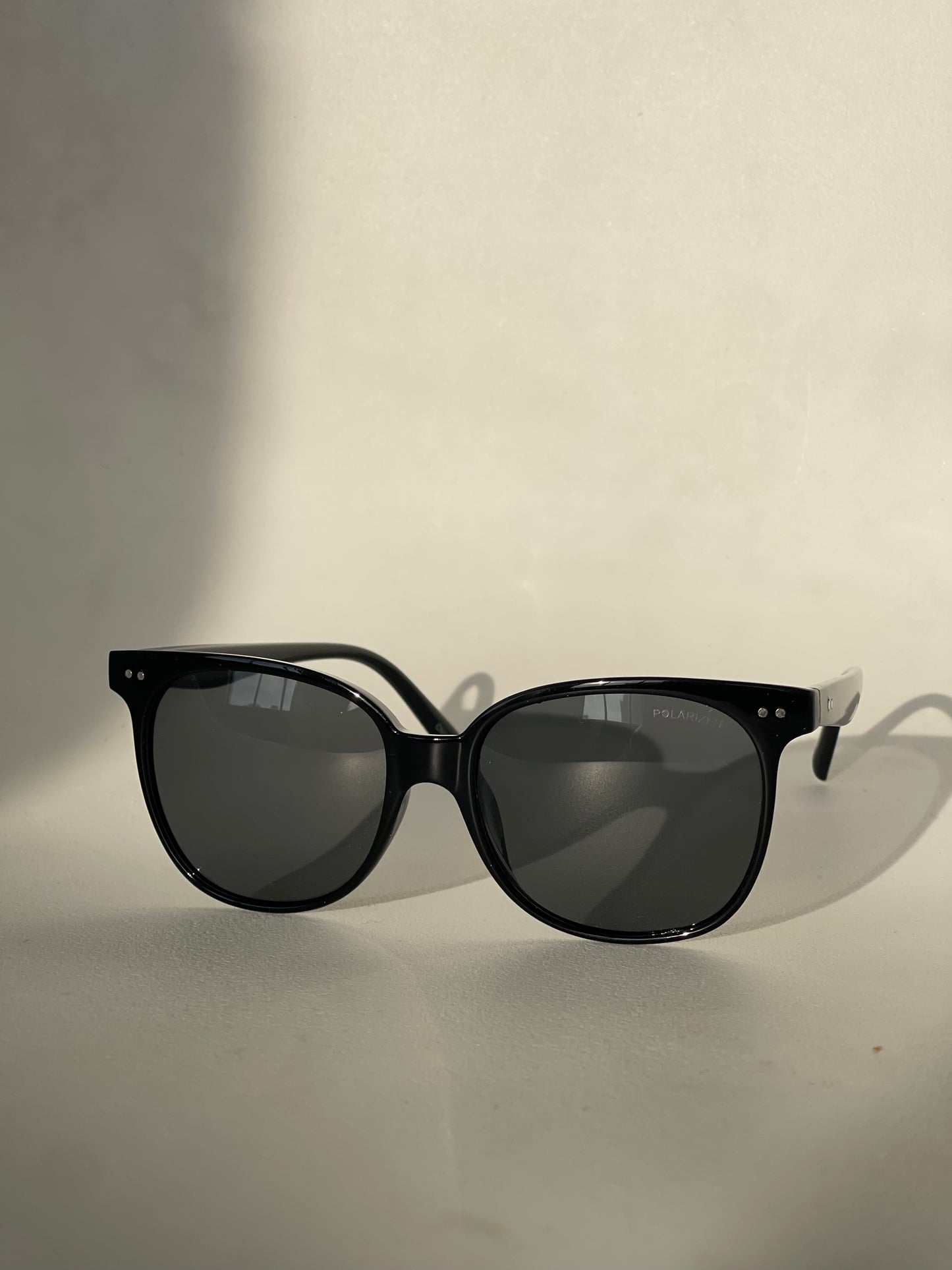 Henley Classic Double Stud Sunglasses In Black