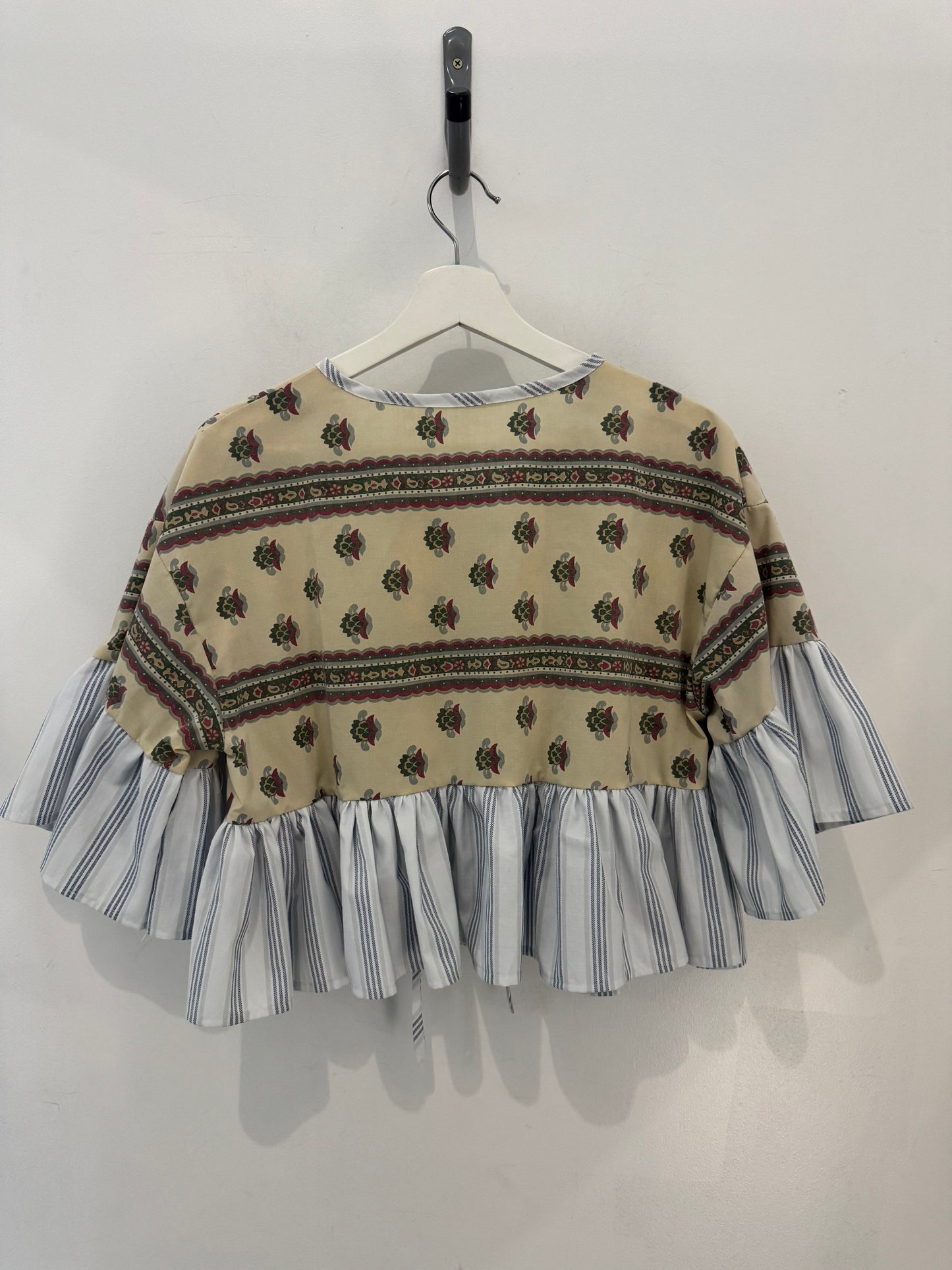 Joycie Vintage Handcrafted Ruffle Top