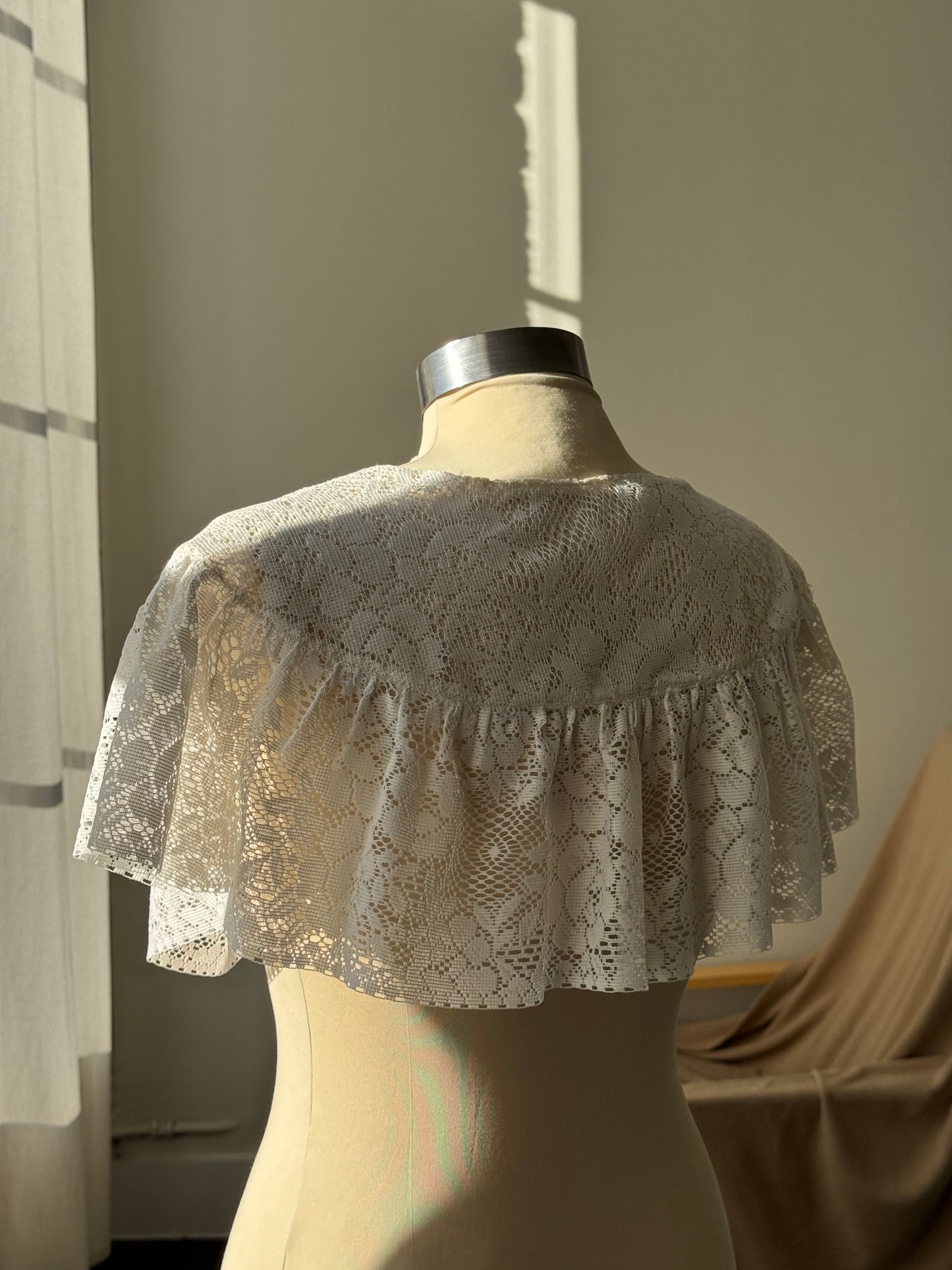 Jernigan Handcrafted Vintage Lace Capelet