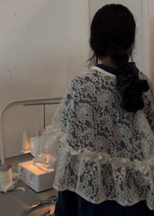 Jernigan Handcrafted Vintage Lace Cape