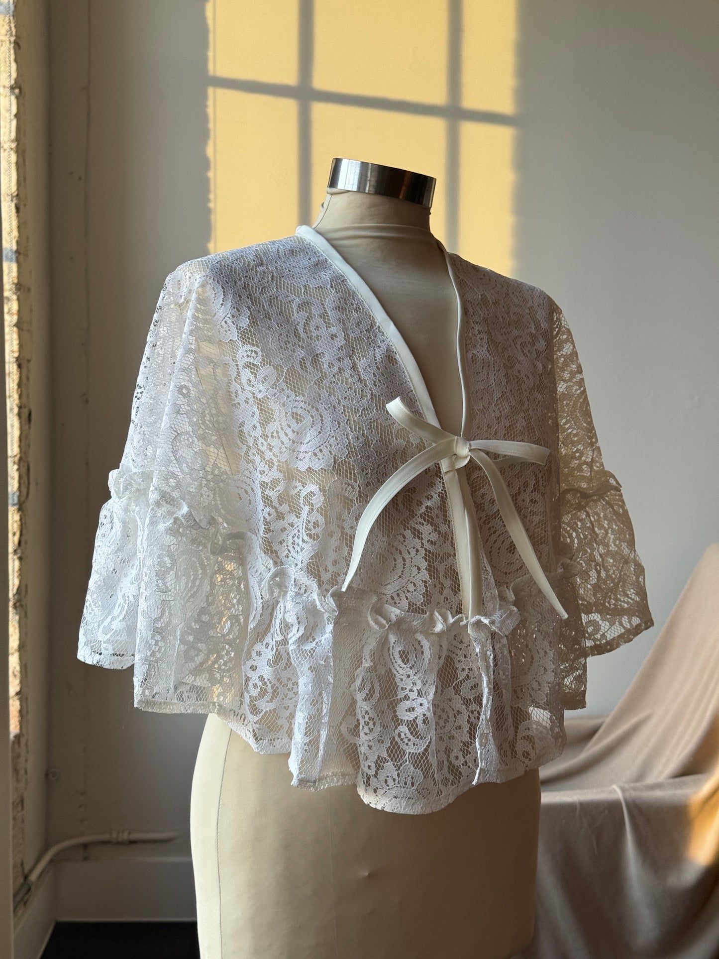 Jernigan Handcrafted Vintage Lace Cape