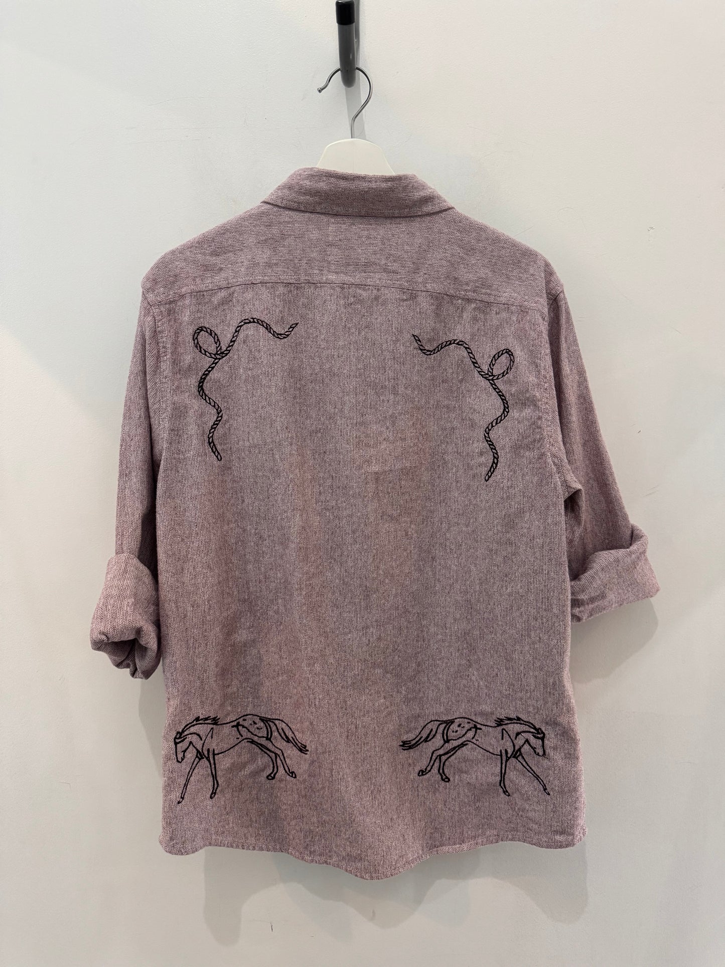Jaxson Handcrafted Embroidered Button Down Shacket