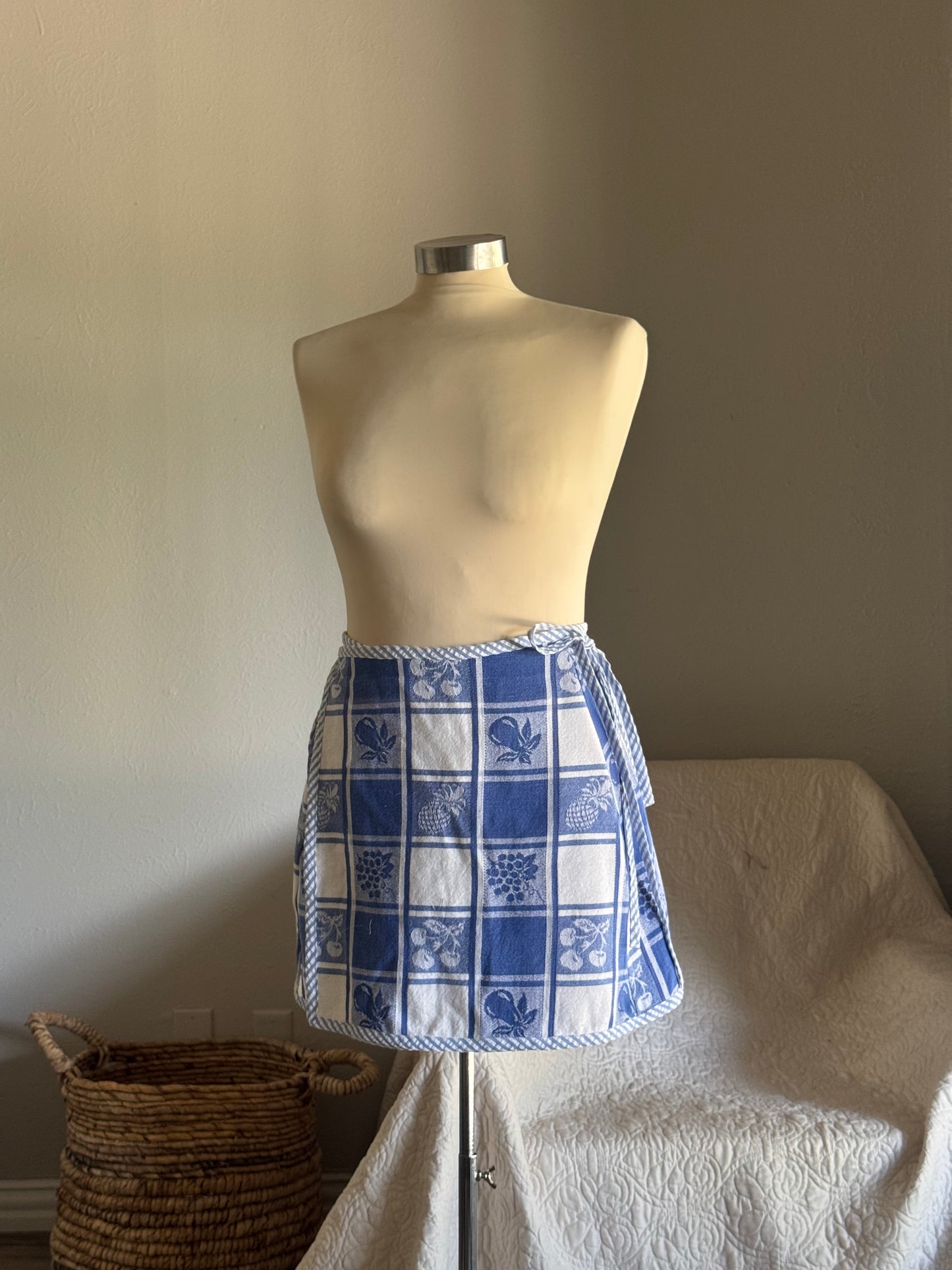 Delaney Handcrafted Vintage Wrap Skirt