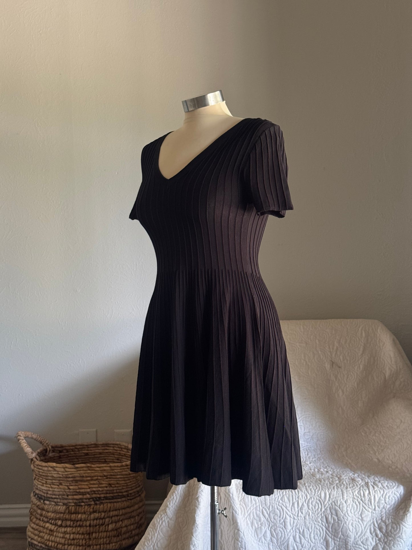 Paula Classic Ultra Soft Day Dress In Black