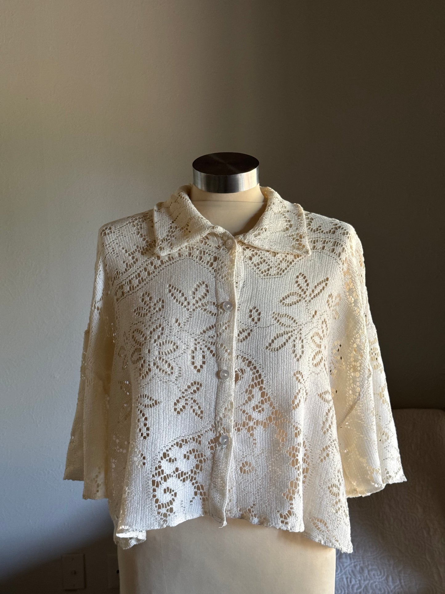 Judy Handcrafted Vintage Button Down In Natural
