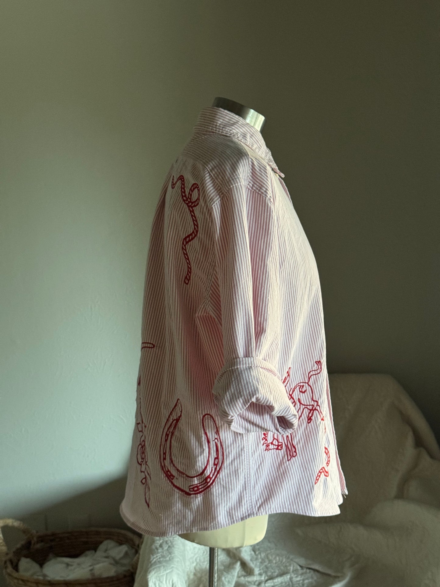 Jackson Handcrafted Embroidered Button Down