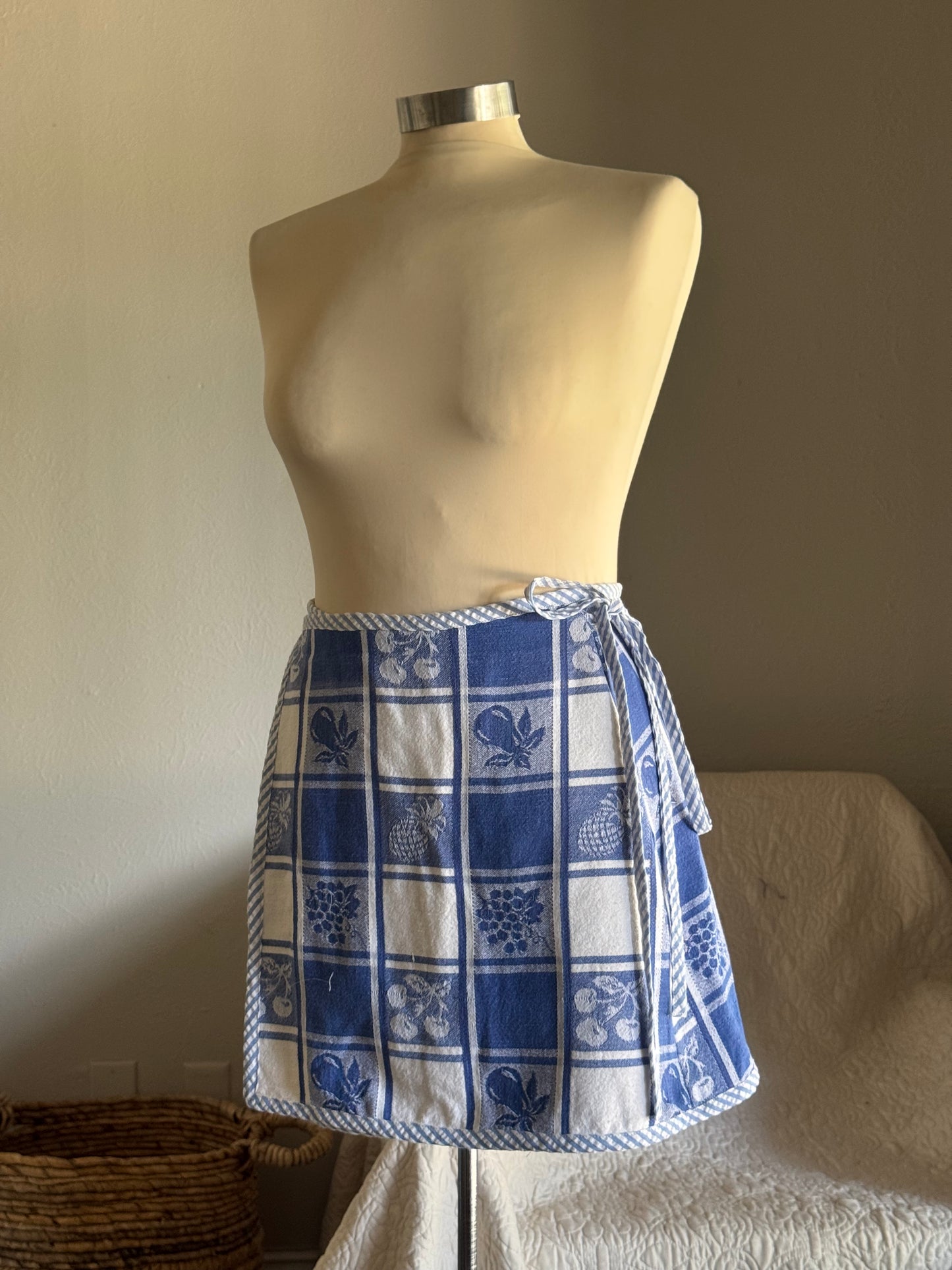 Delaney Handcrafted Vintage Wrap Skirt