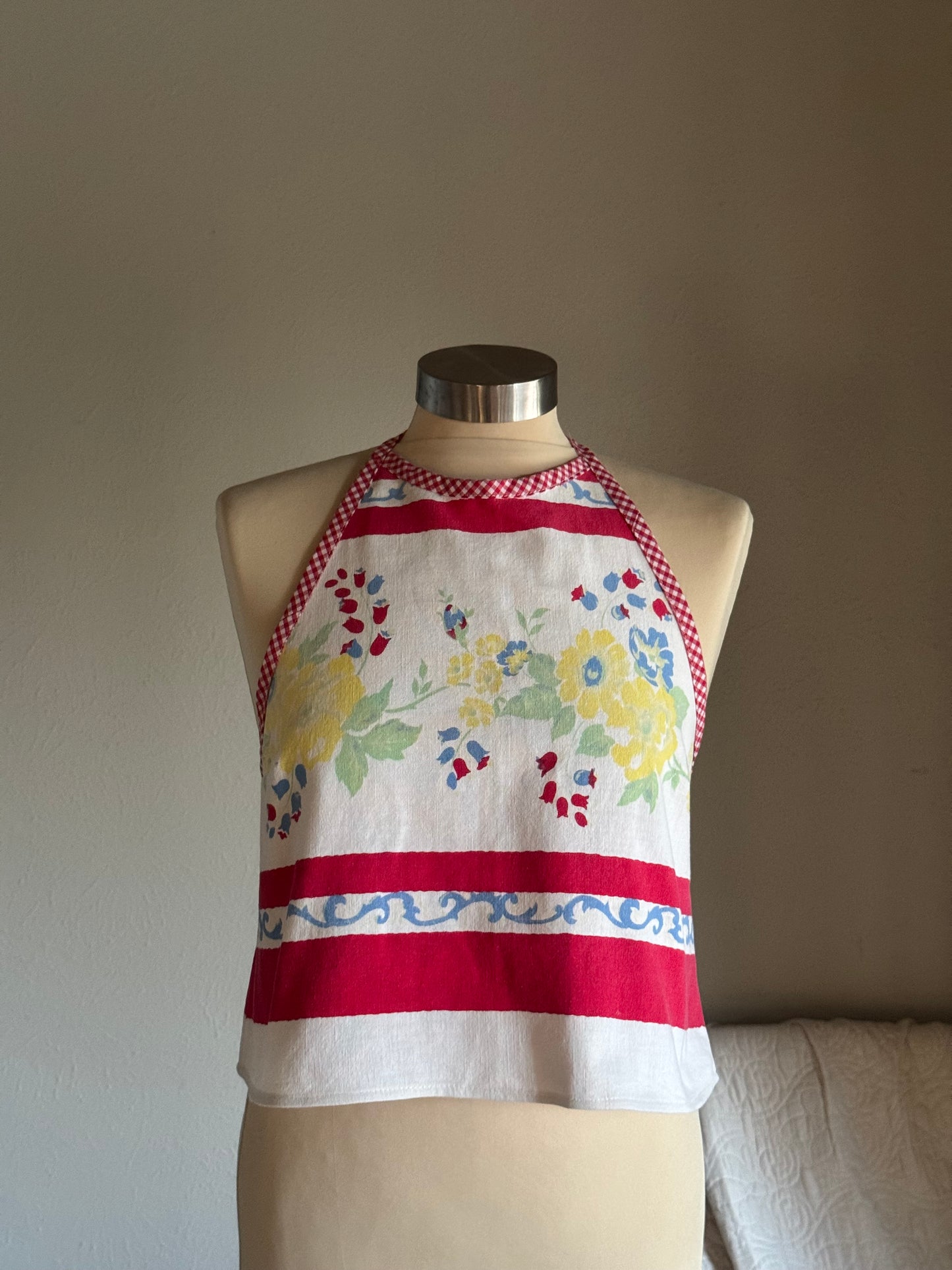 Brenda Handcrafted Vintage Halter Top