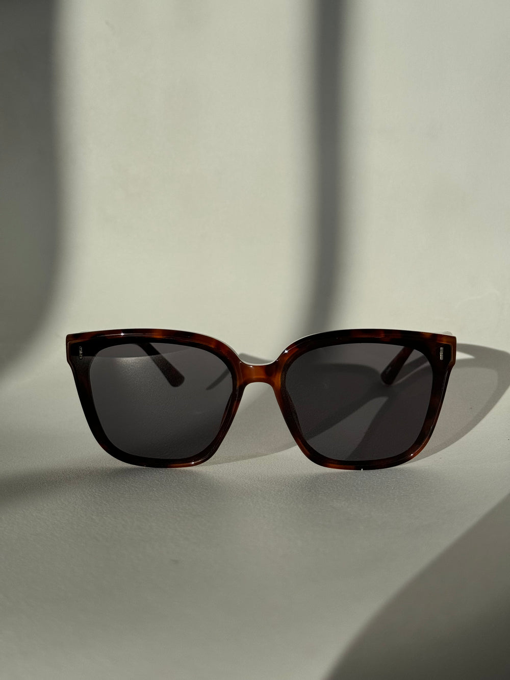 Barbell Stud Sunglasses In Tortoise