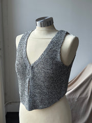 Reagan Vest In Smoke