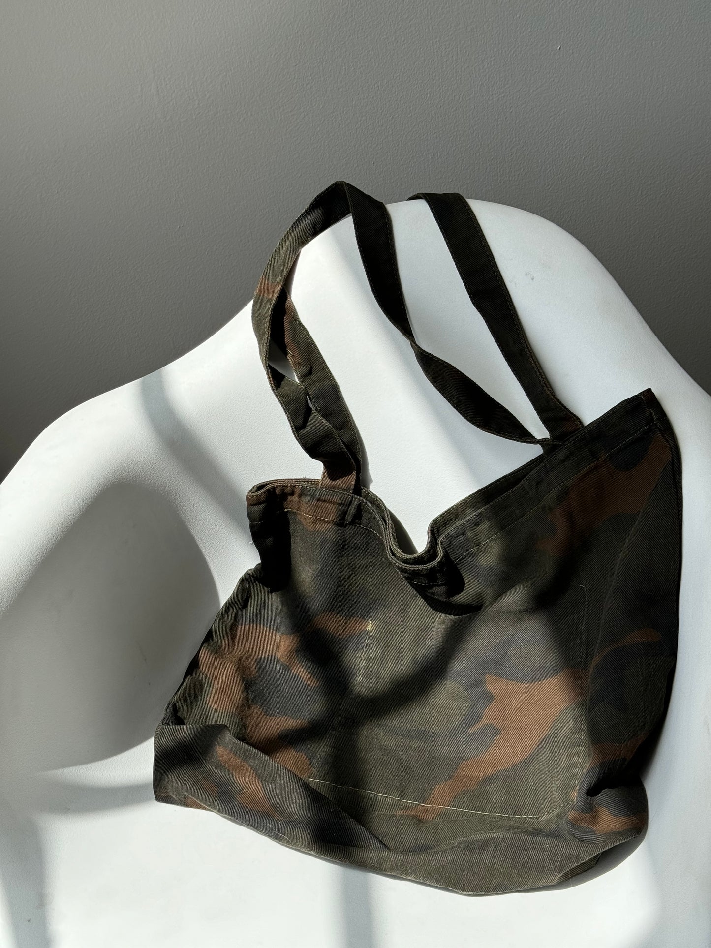 Carter Cotton Camo Canvas Tote Day Bag