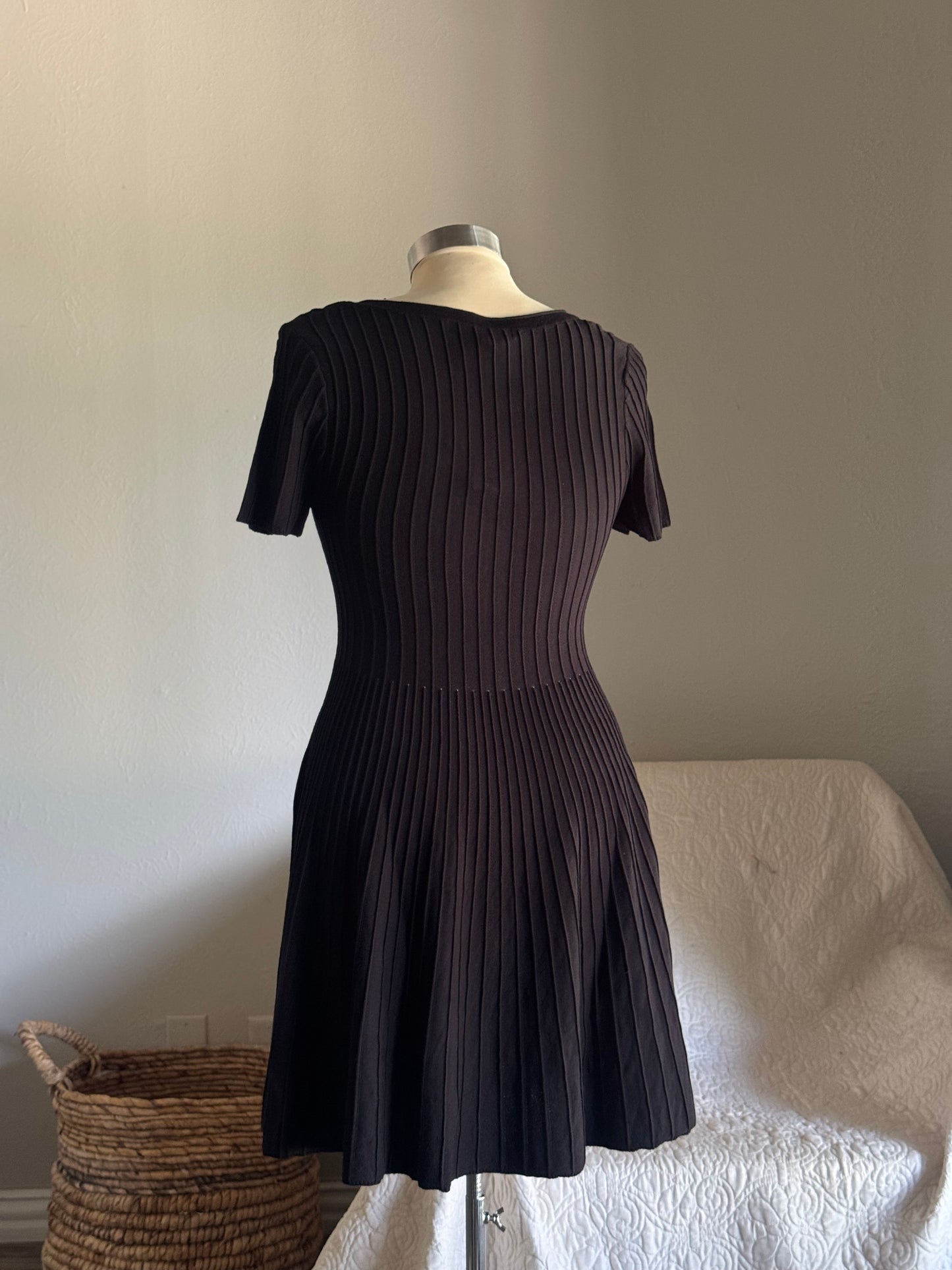 Paula Classic Ultra Soft Day Dress In Black