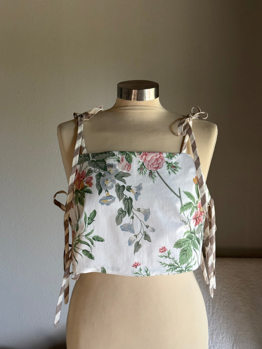 Katie Handcrafted Side Tie Top