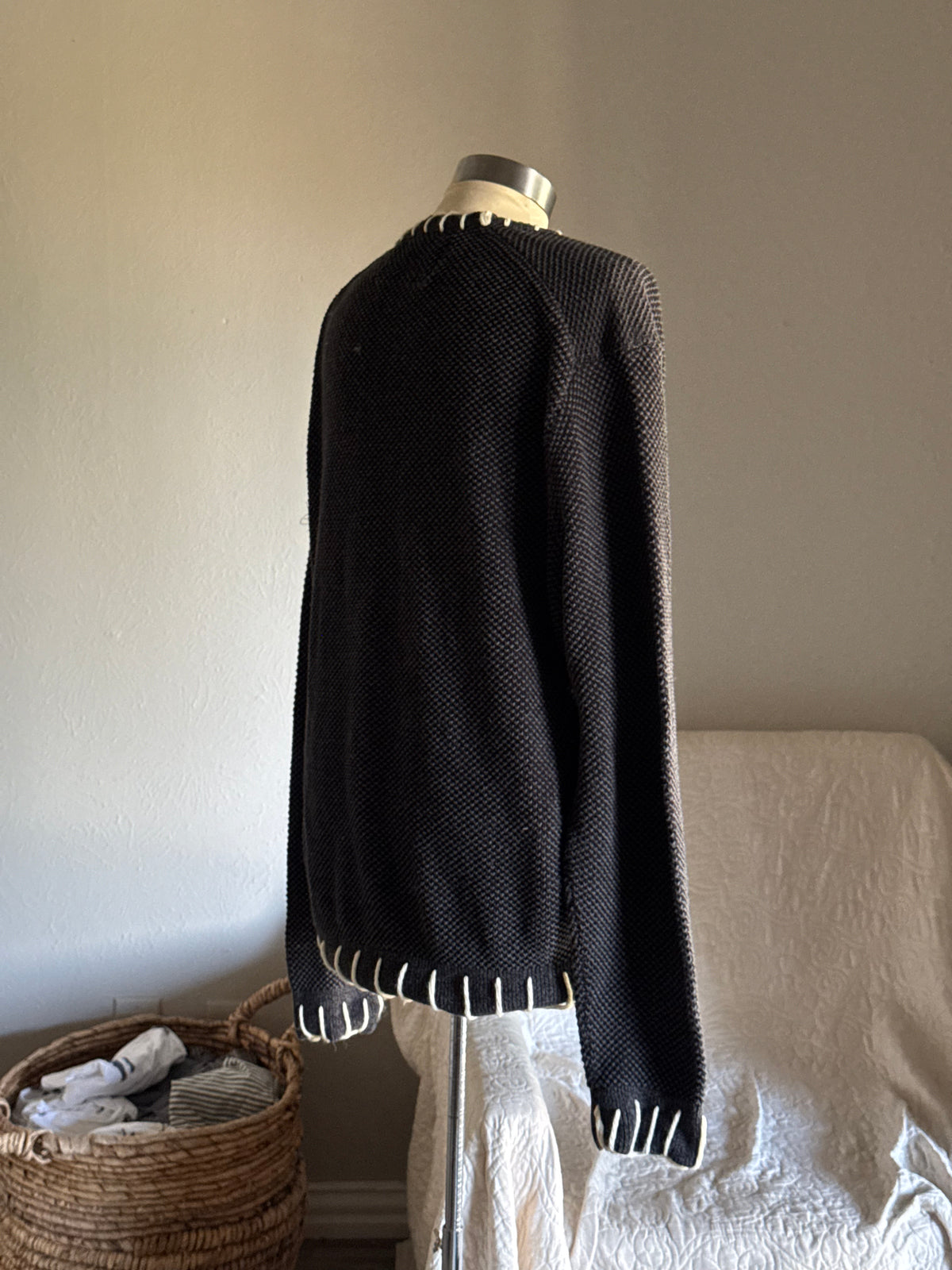 Joe Handcrafted Blanket Stitch Sweater