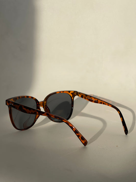Henley Classic Double Stud Sunglasses In Tortoise