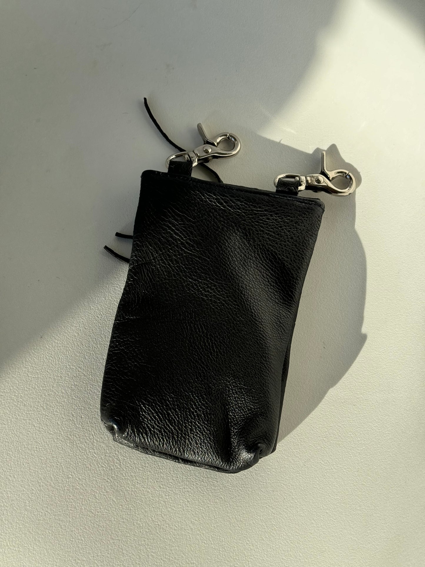 Larkspur Genuine Leather Western Belt Pouch Clip Saddle Bag