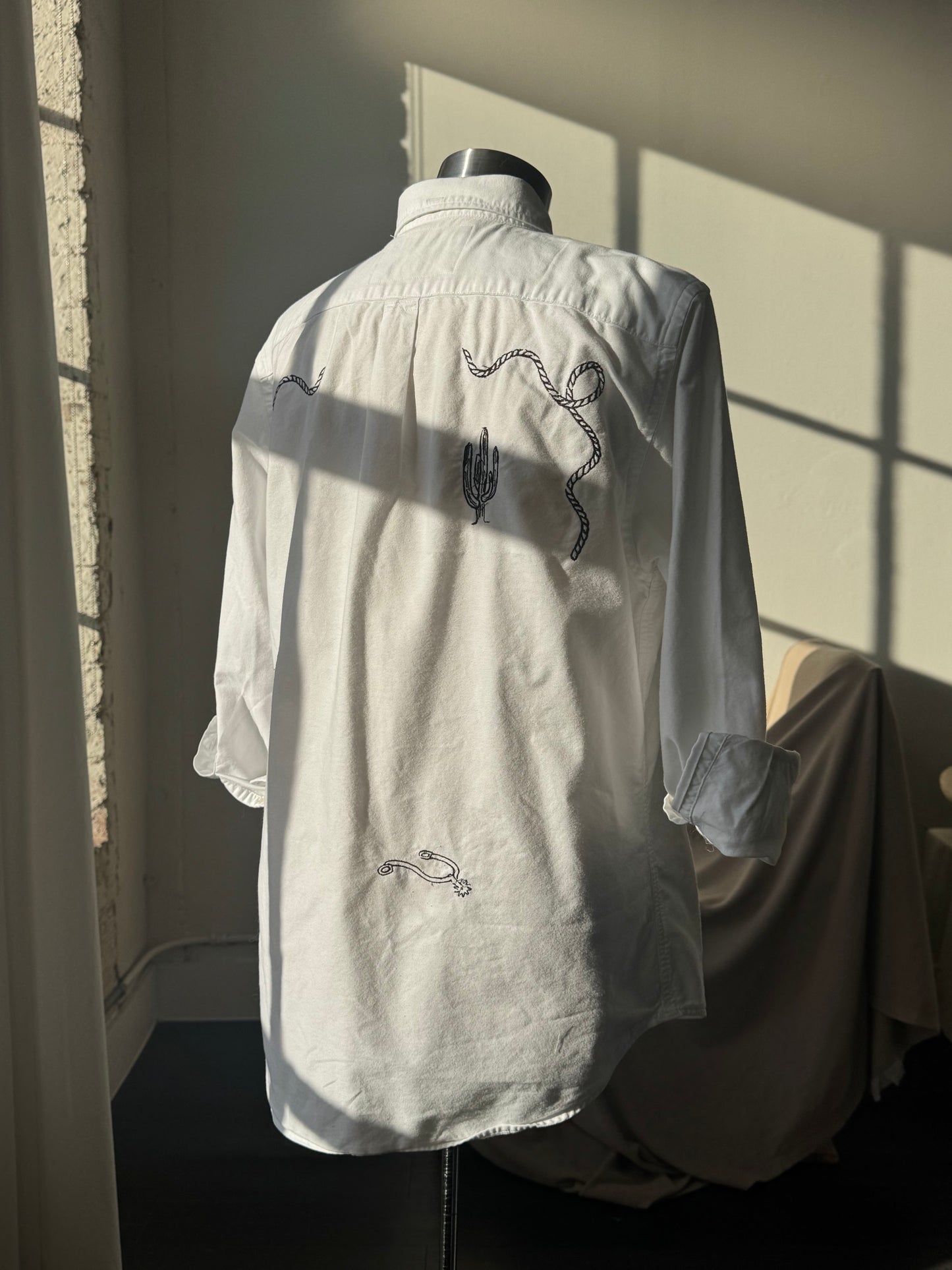 Jaxson Handcrafted Embroidered Button Down