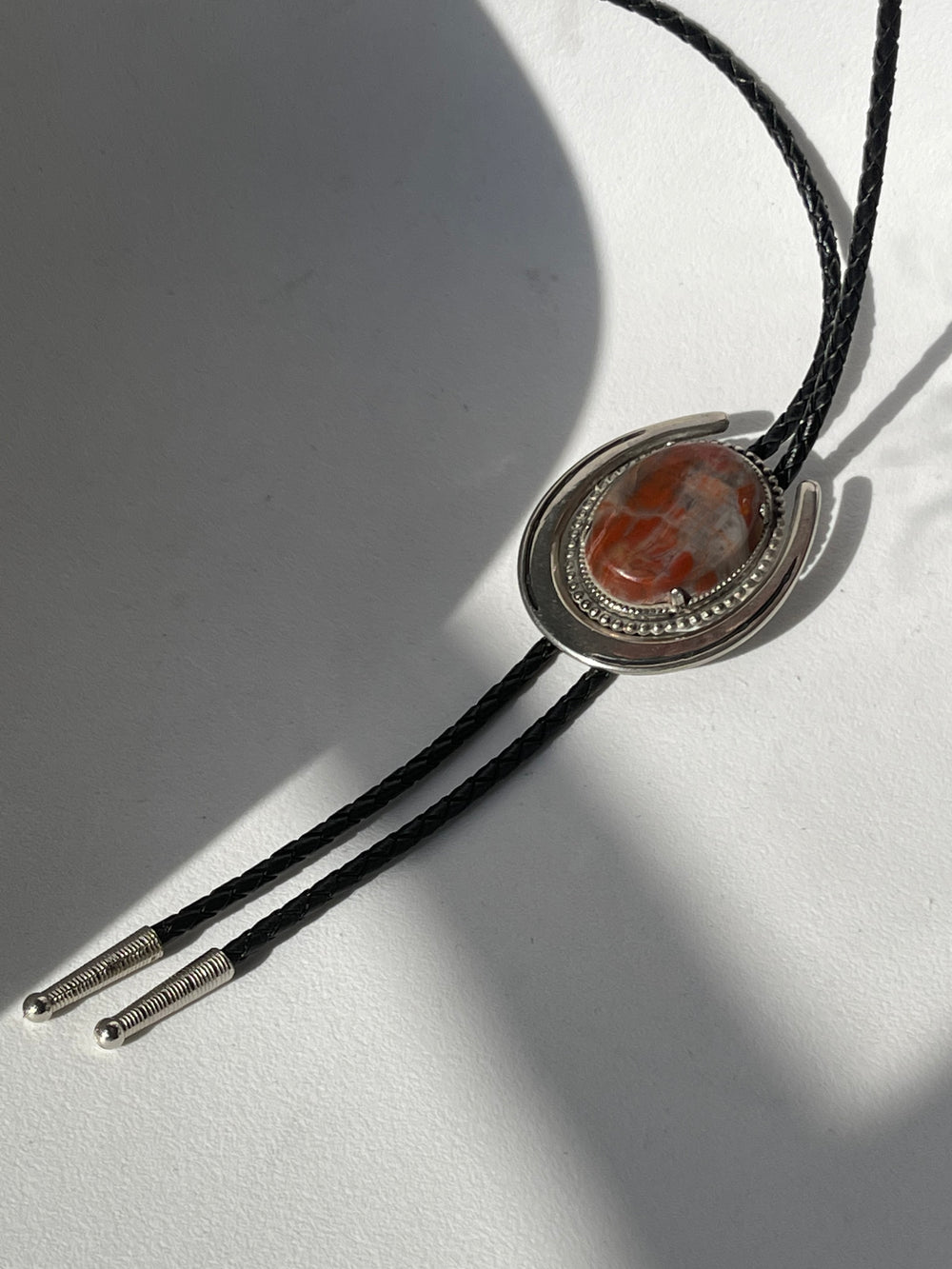 Horseshoe & Agate Vintage Bolo