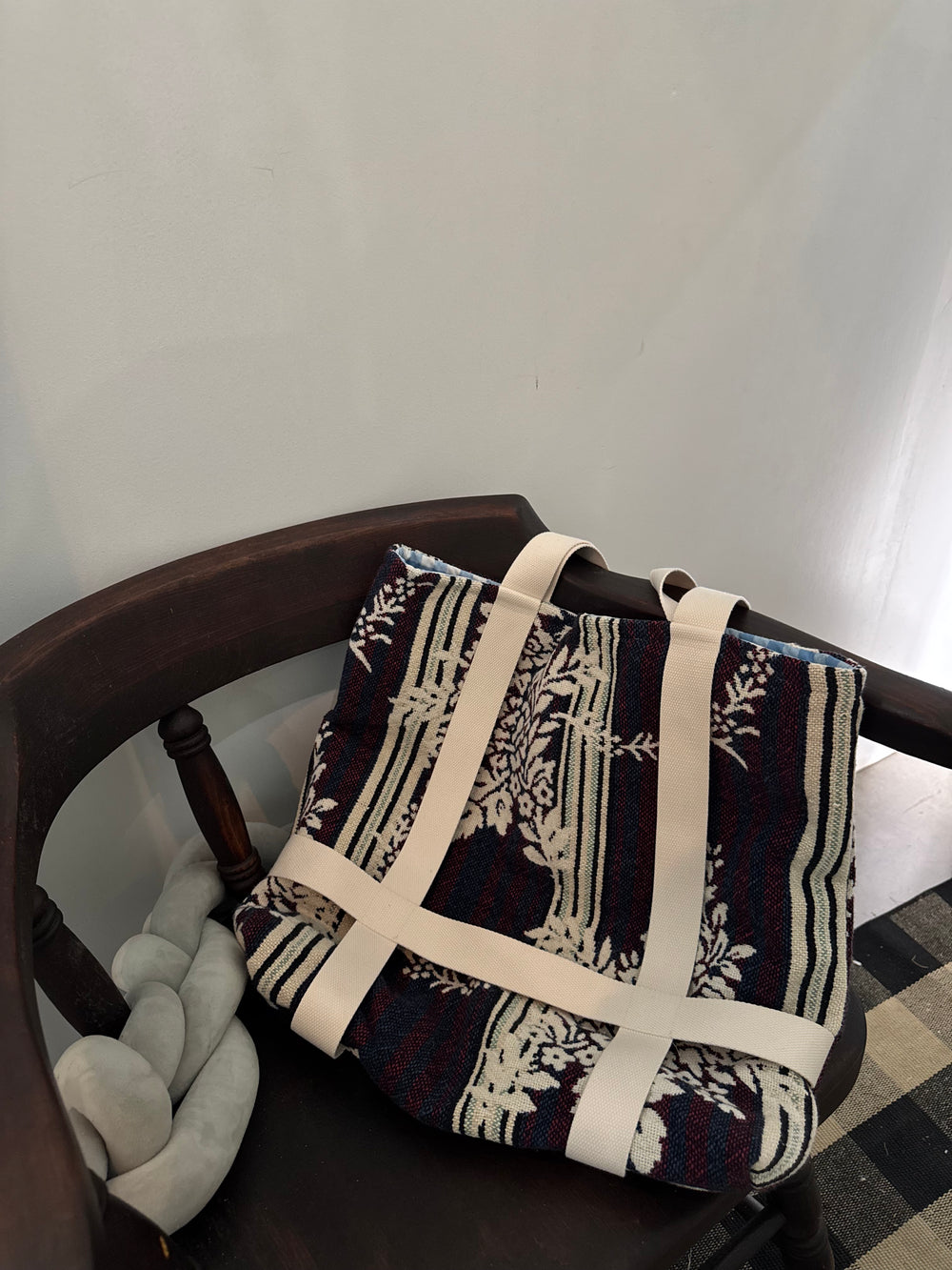 Haselden Handcrafted Tapestry Hat Holder Tote Bag