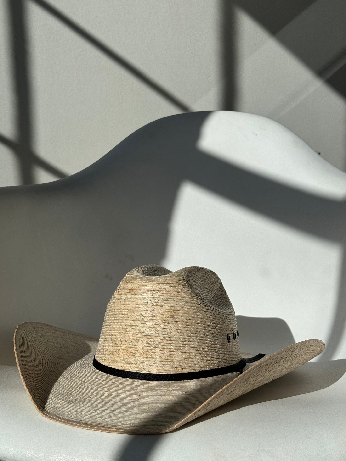 Clay Spring Summer Palm W/ Black Band Cowboy Hat