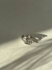 Sonia Artisan Wire Ring In Silver