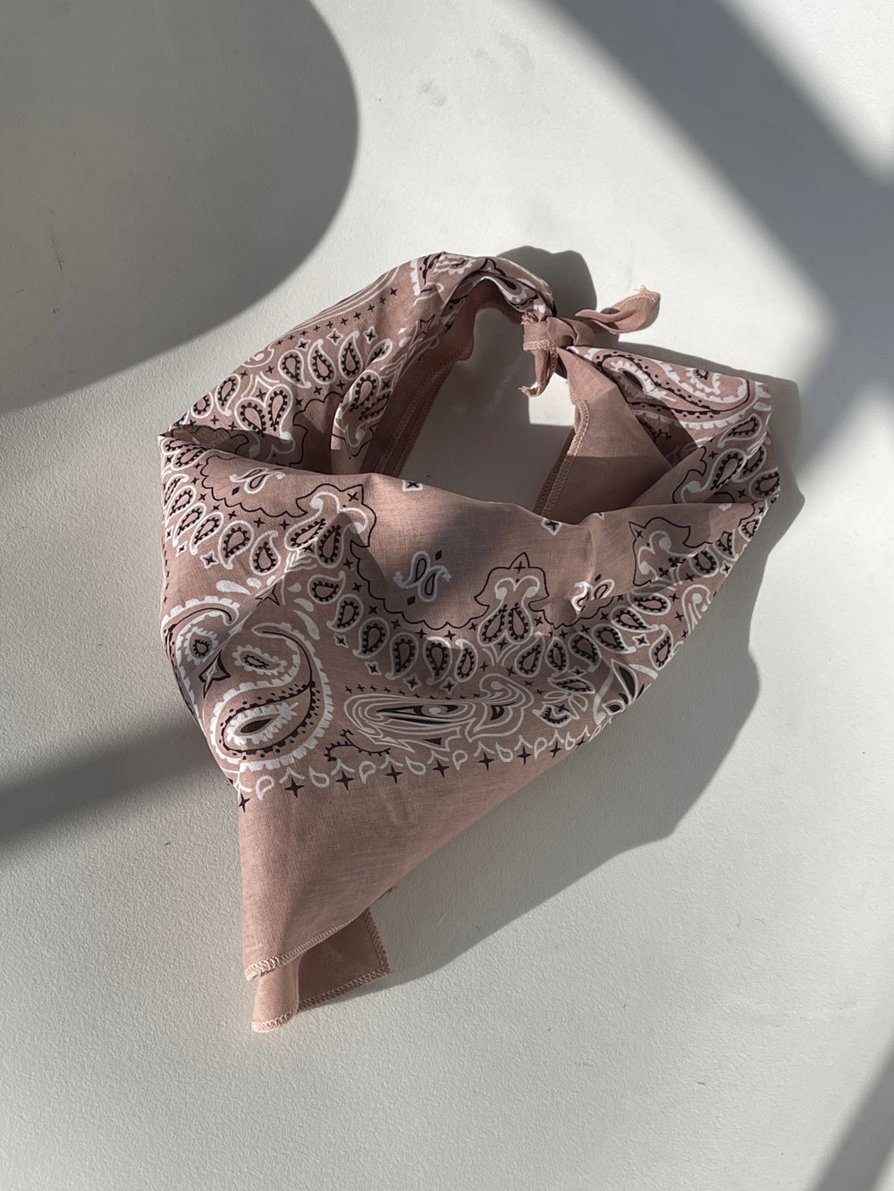 Garret Classic Cotton Bandana In Sand