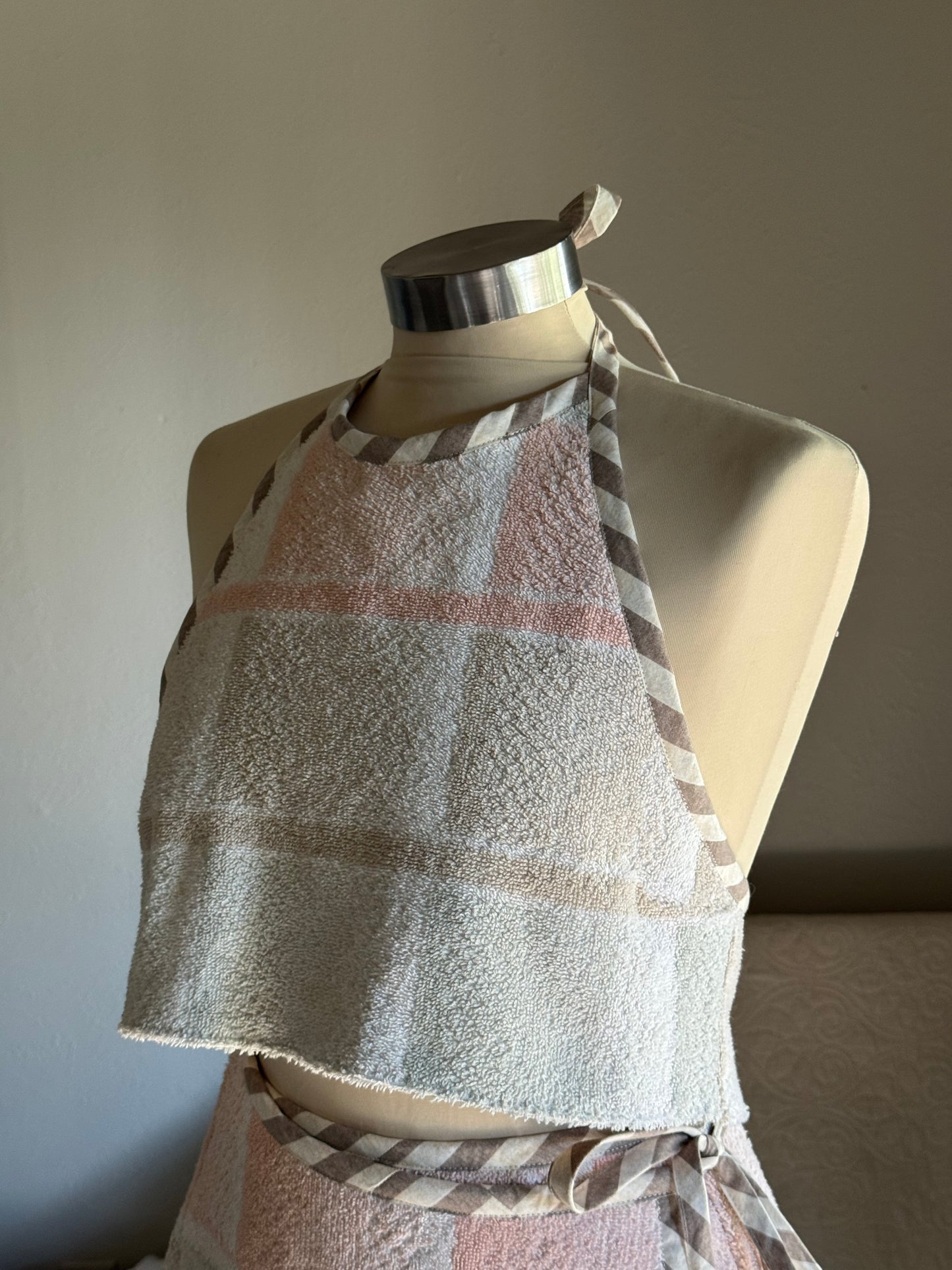 Brenda Handcrafted Vintage Towel Halter Top