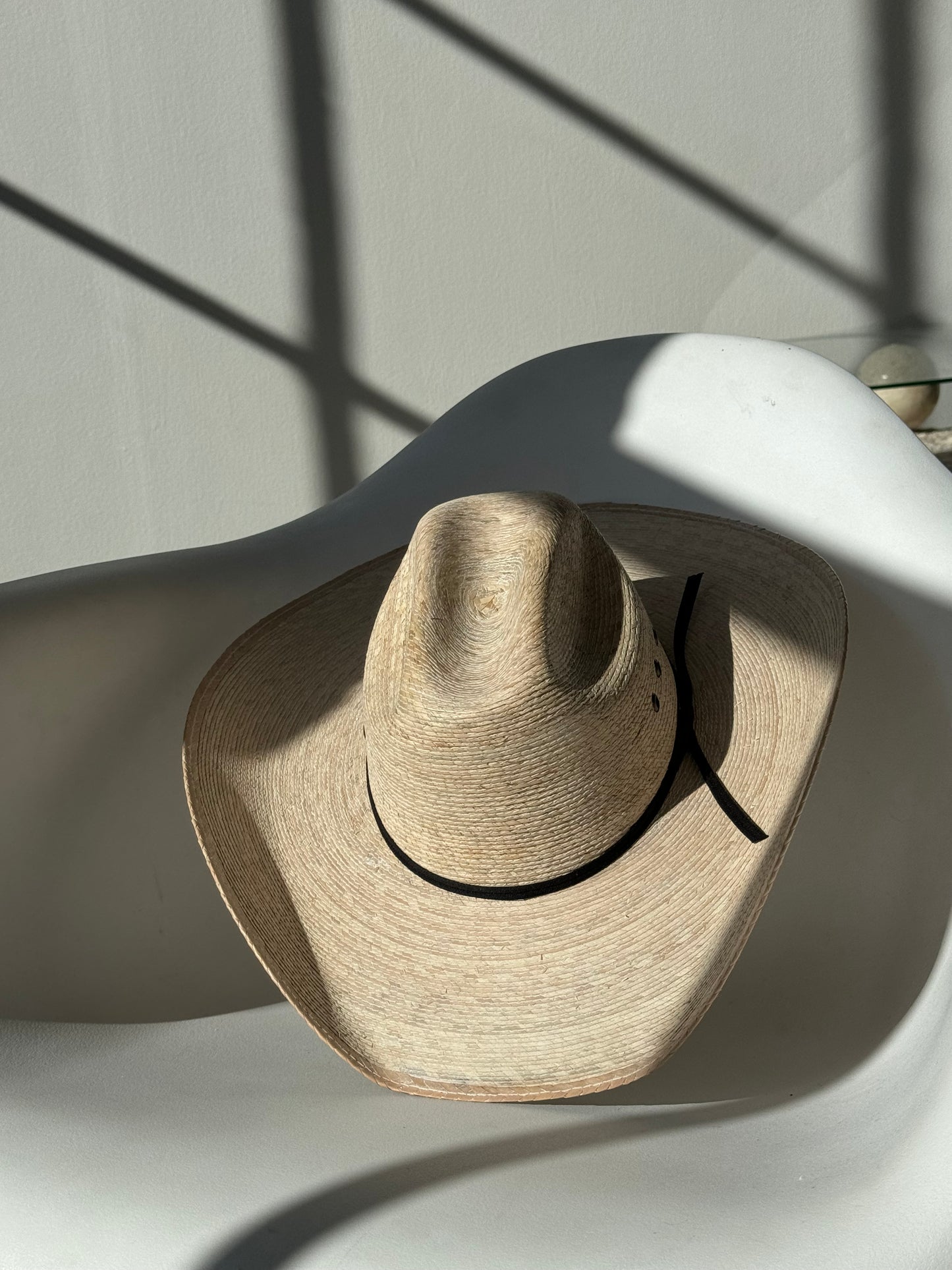 Clay Spring Summer Palm W/ Black Band Cowboy Hat