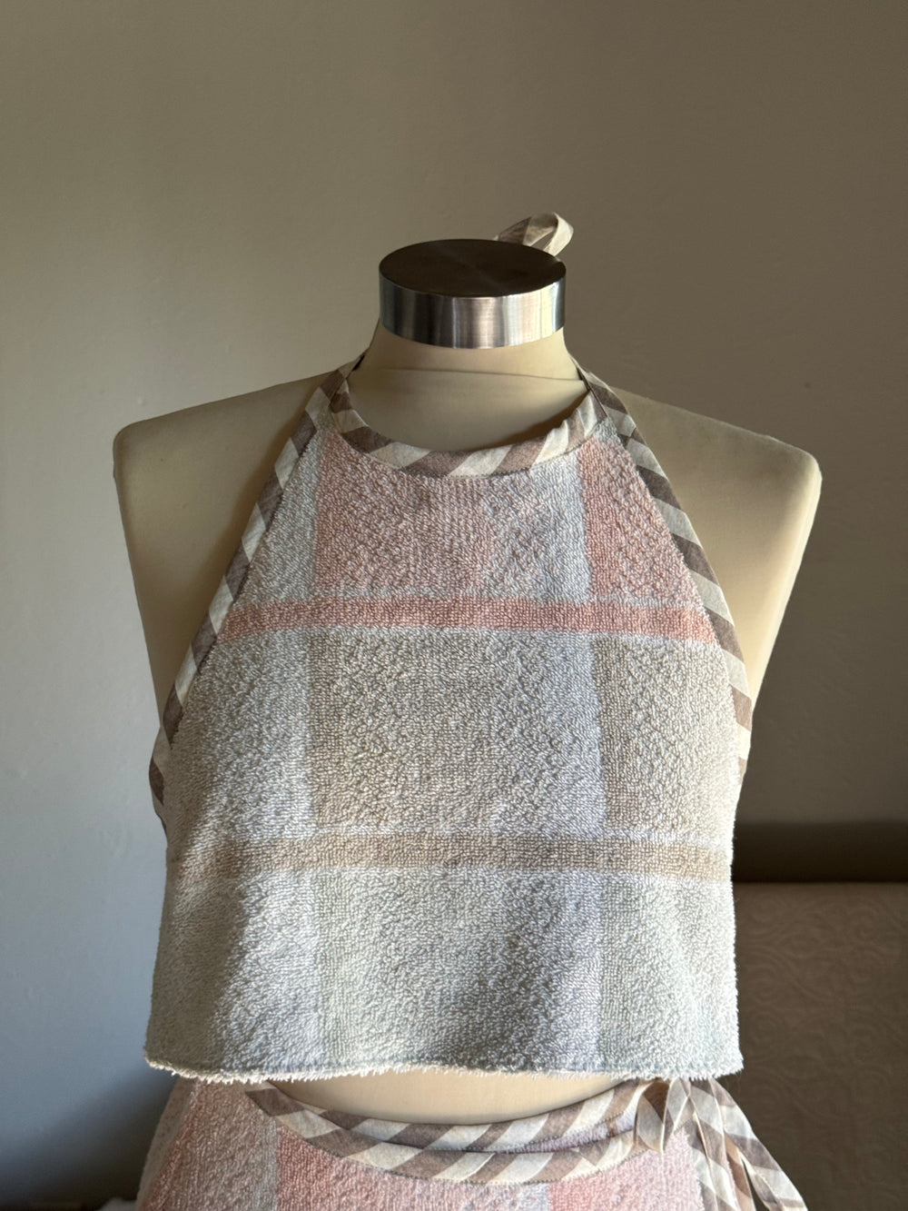 Brenda Handcrafted Vintage Towel Halter Top