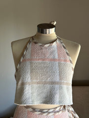 Brenda Handcrafted Vintage Towel Halter Top