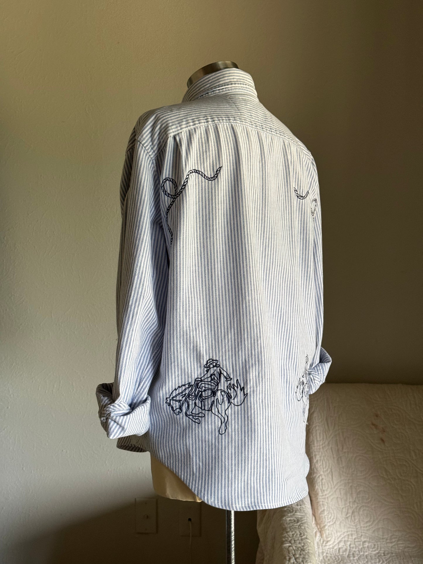 Jaxson Handcrafted Embroidered Button Down