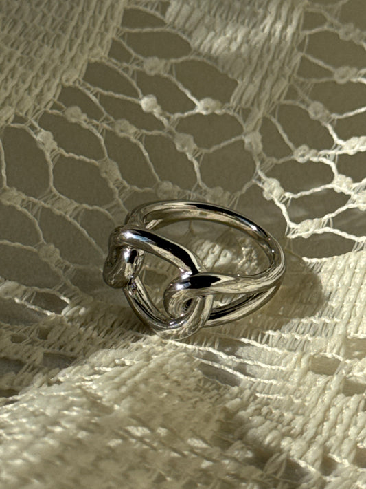 Paul Classic Single Link Ring In Silver￼