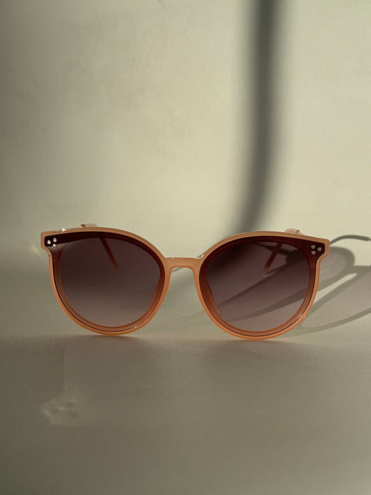 Patrick Tri Stud Sunglasses In Blush