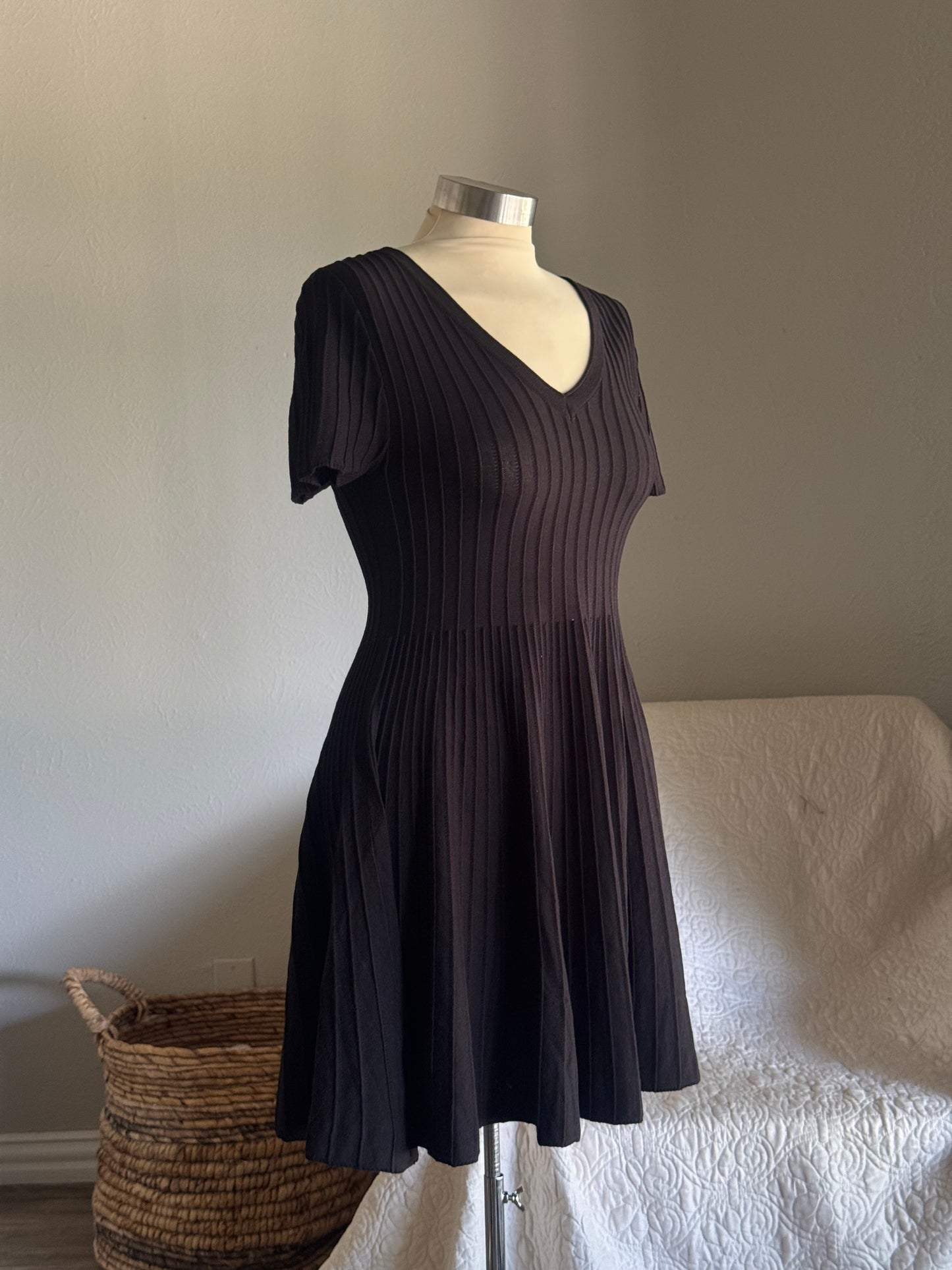 Paula Classic Ultra Soft Day Dress In Black
