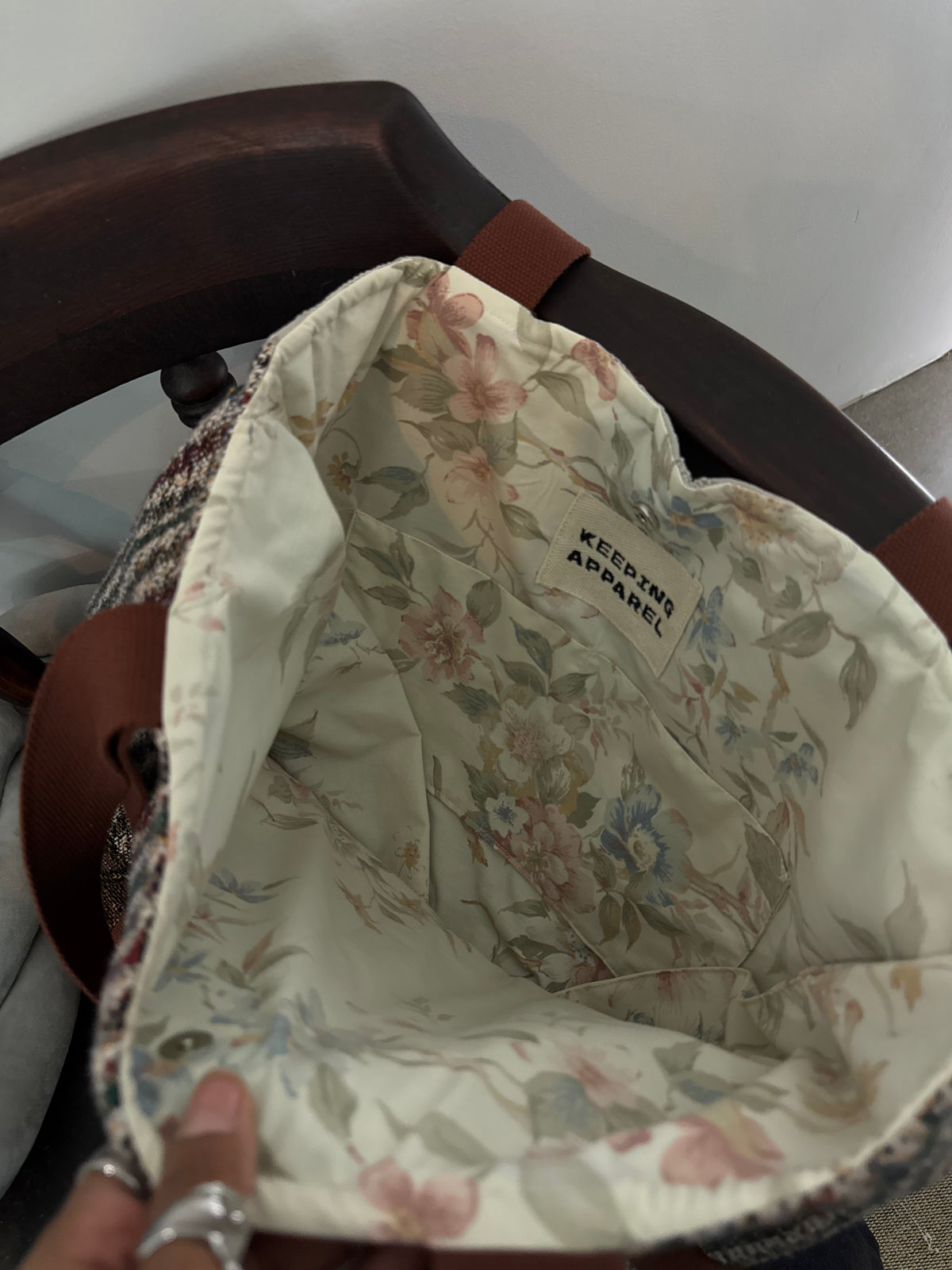Haselden Handcrafted Hat Holder Tote Bag