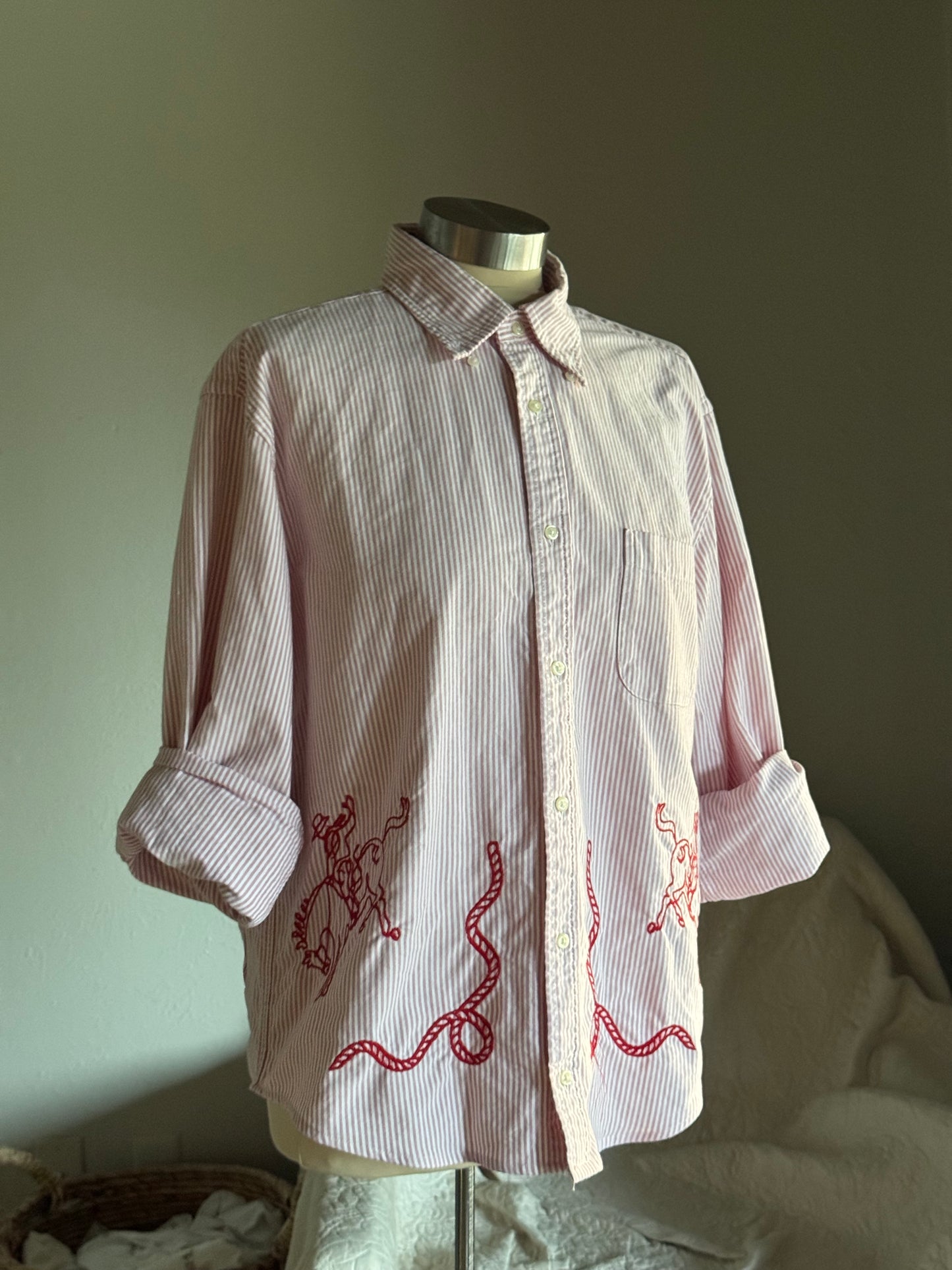 Jackson Handcrafted Embroidered Button Down