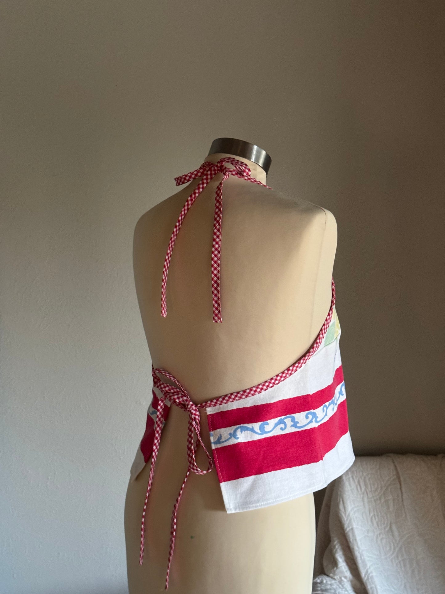 Brenda Handcrafted Vintage Halter Top