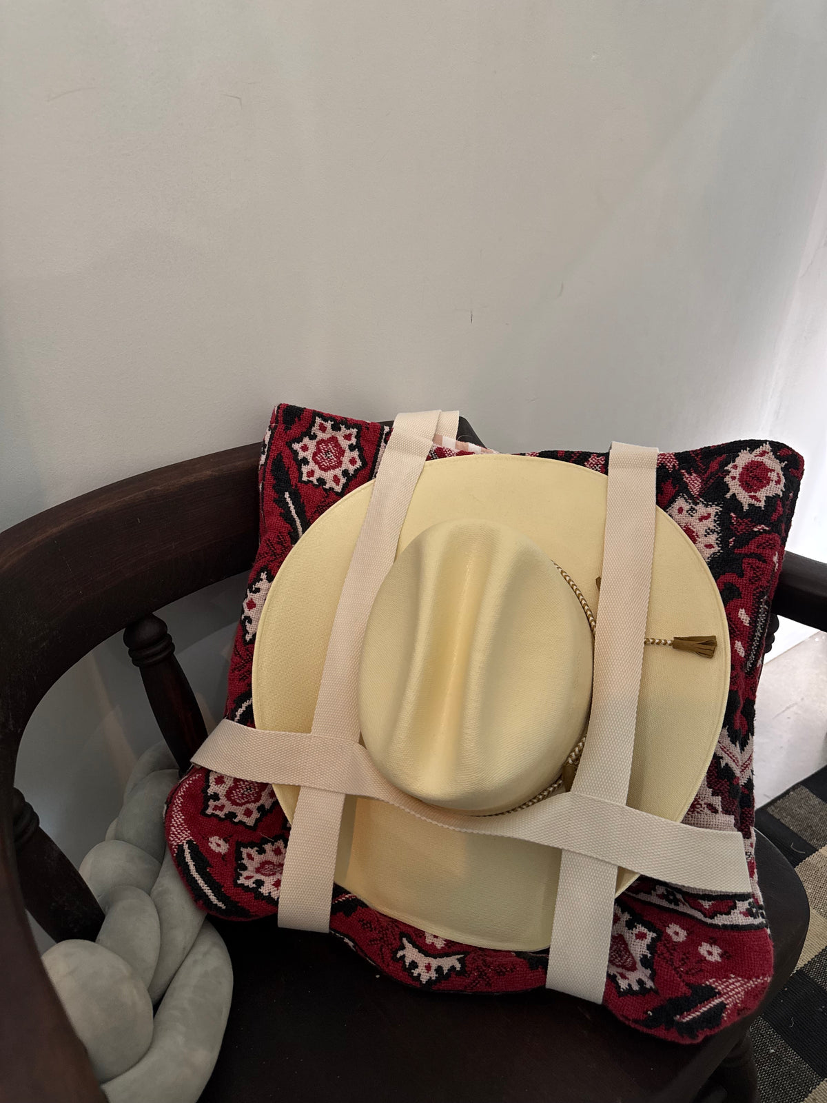 Haselden Handcrafted Hat Holder Tote Bag