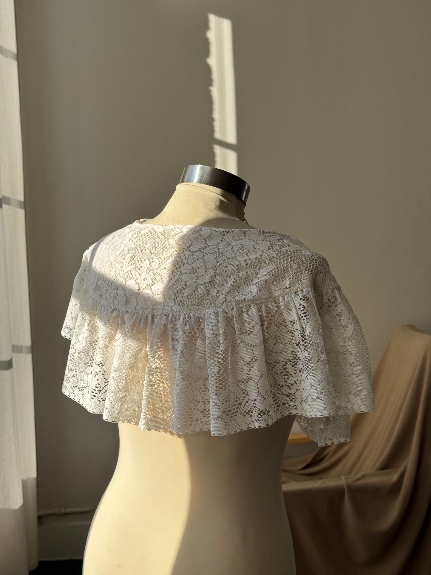 Jernigan Handcrafted Vintage Lace Capelet