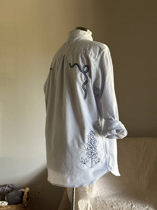 Jaxson Handcrafted Embroidered Button Down