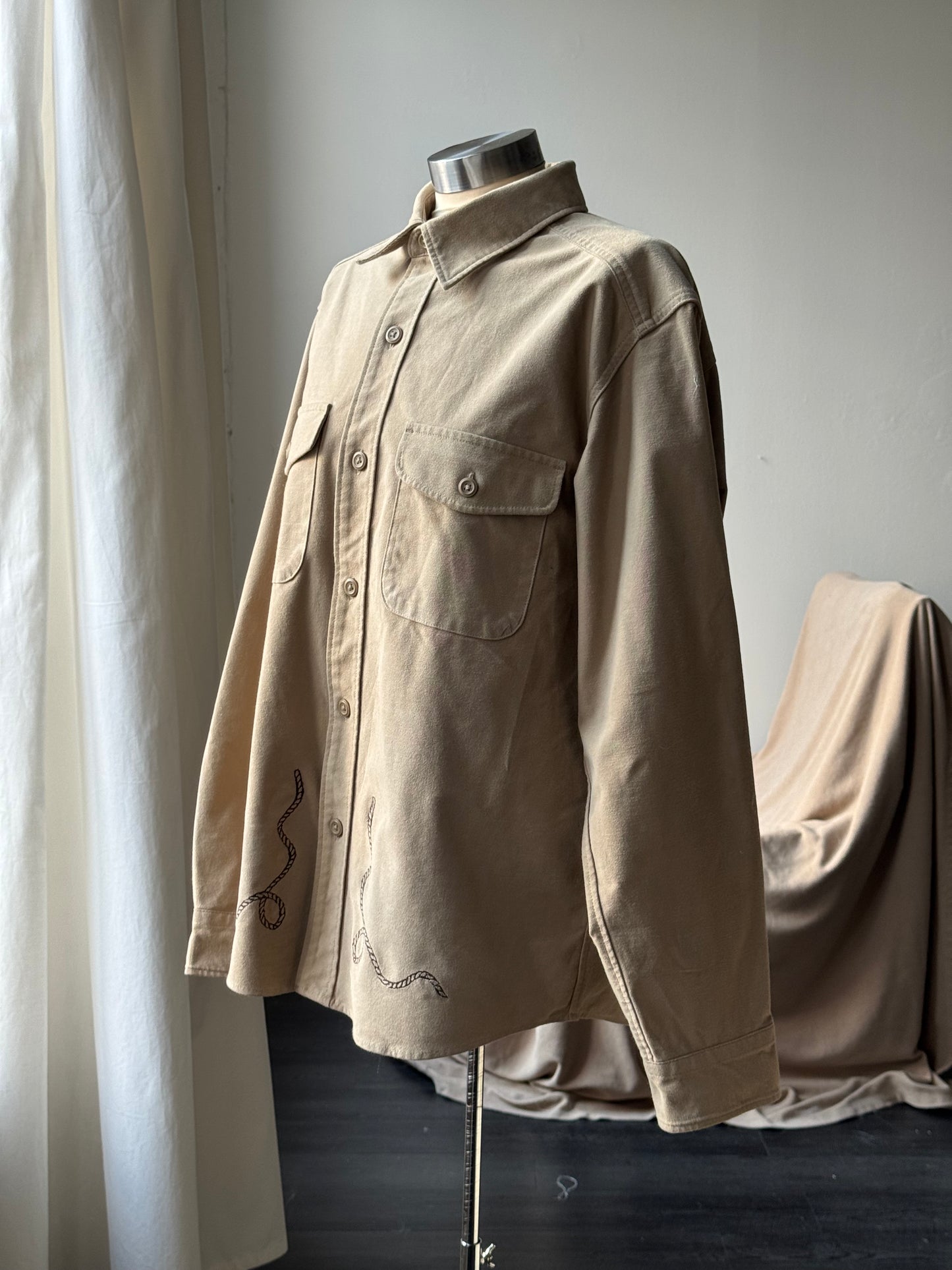 Jaxson Handcrafted Embroidered Shacket