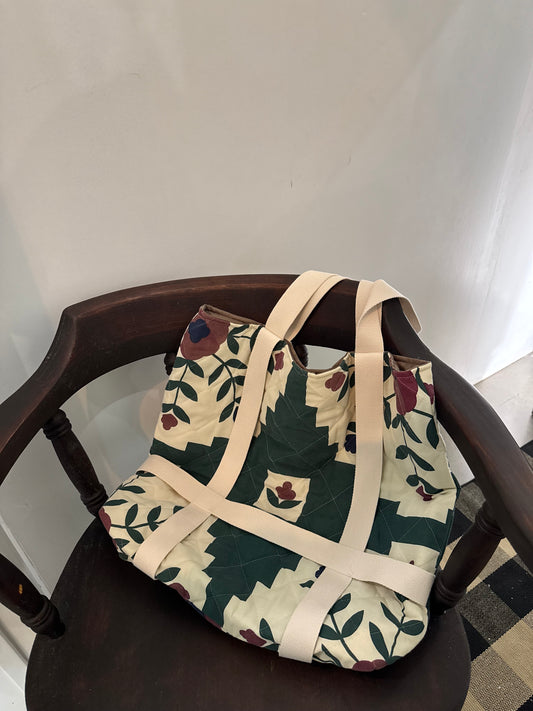 Haselden Handcrafted Quilted Hat Holder Tote Bag