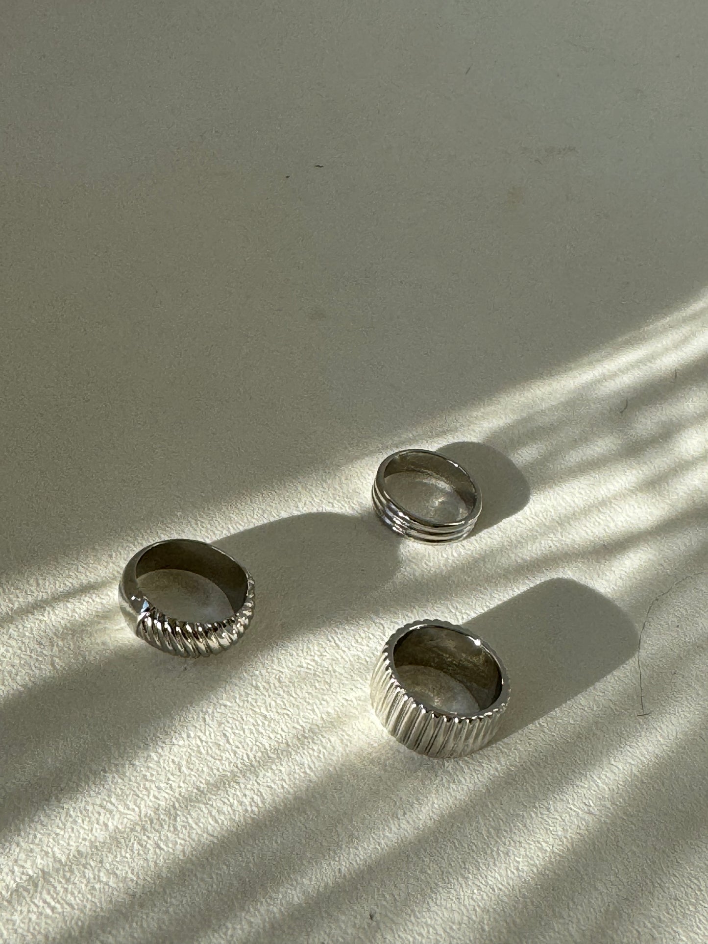 Sawyer Classic Ring Set In Silver
