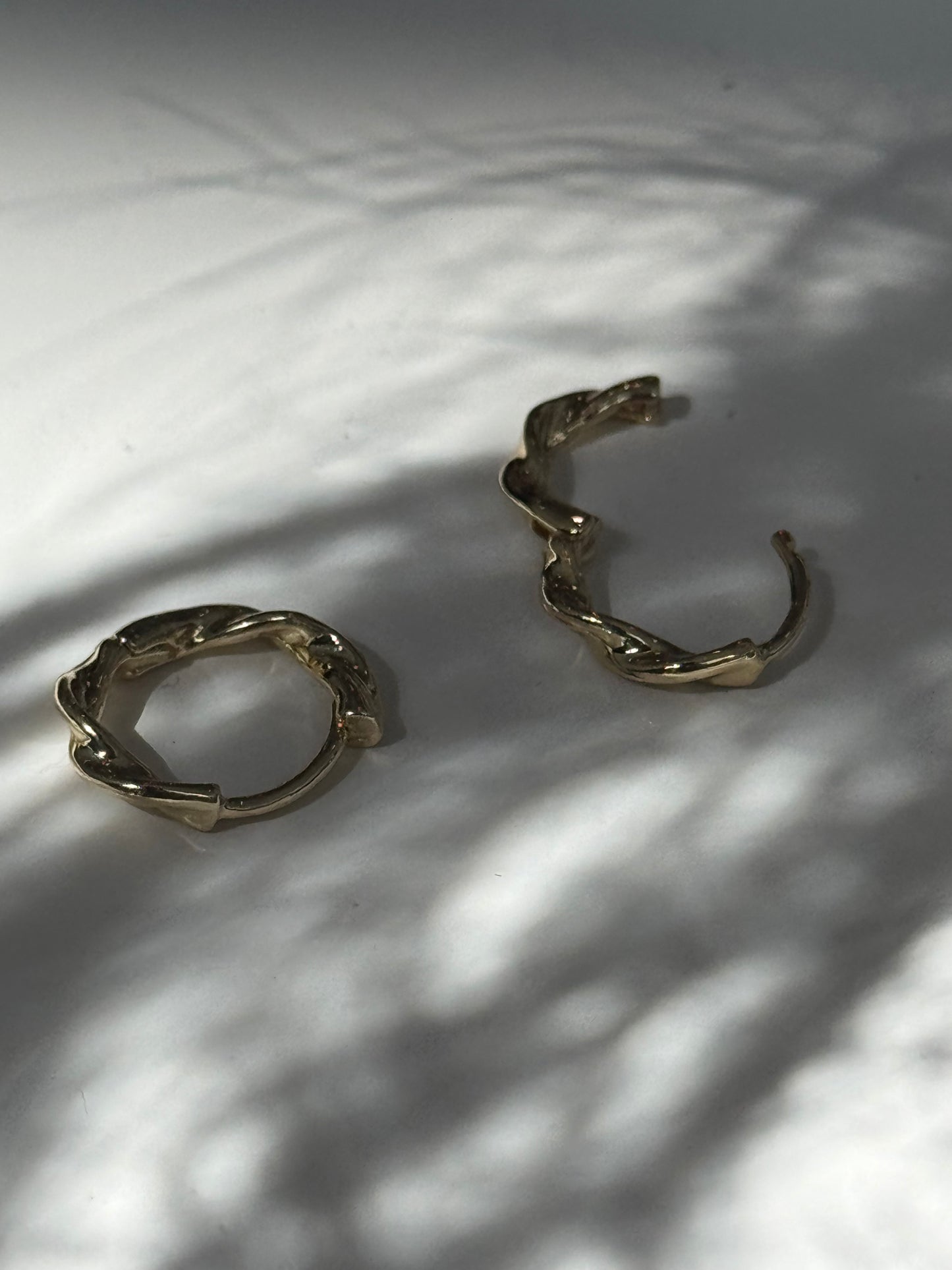 Devon Classic Twist Plated Mini Hug Hoop Earring In Gold