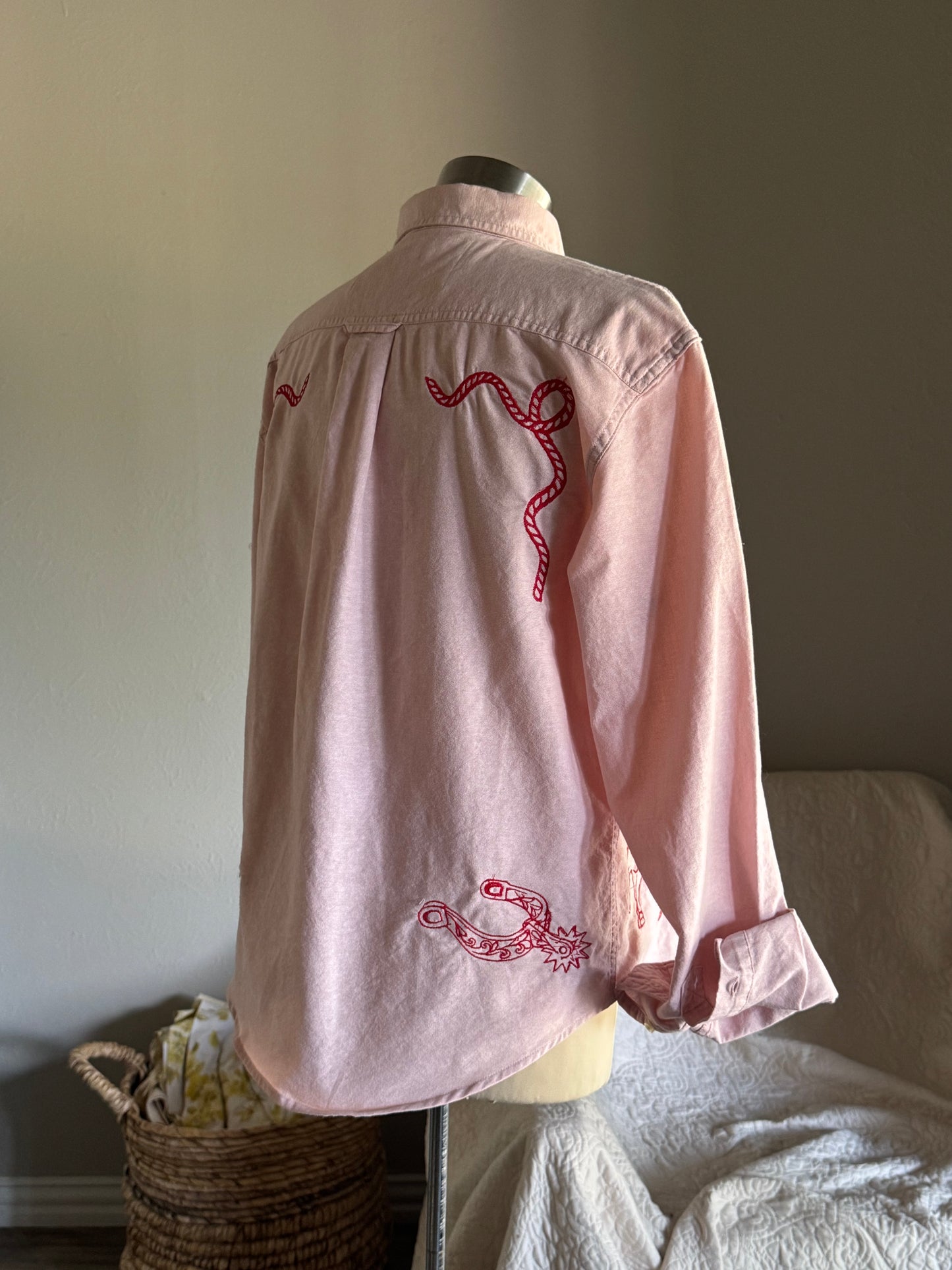 Jaxson Handcrafted Embroidered Button Down