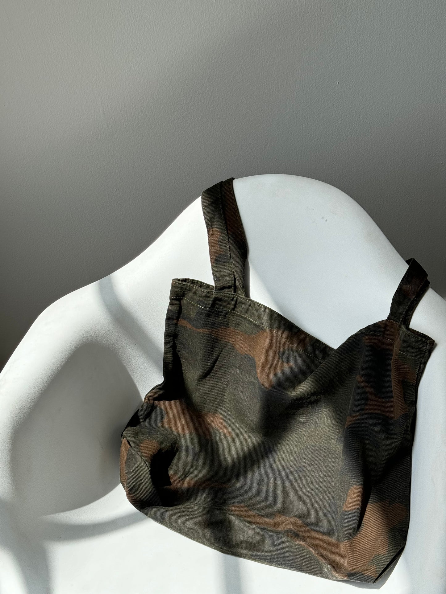 Carter Cotton Camo Canvas Tote Day Bag