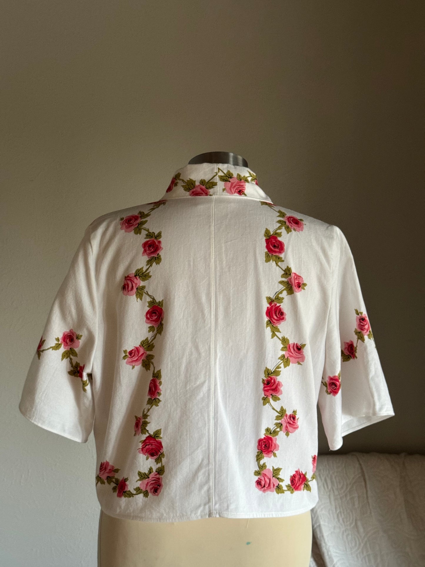 Judy Handcrafted Vintage Copped Button Down